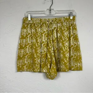 Elevenses Anthropologie Green Melora Embroidered Shorts Womens S Boho Beachy thumbnail 6