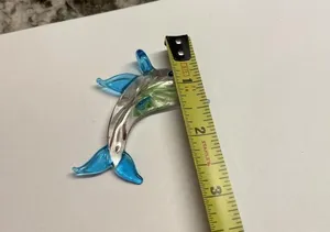 Handmade Dolphin Costume Pendant / Charm Blown Art Glass thumbnail 6