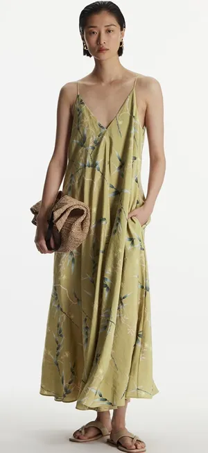 NWOT COS Floral Slip Dress thumbnail 1