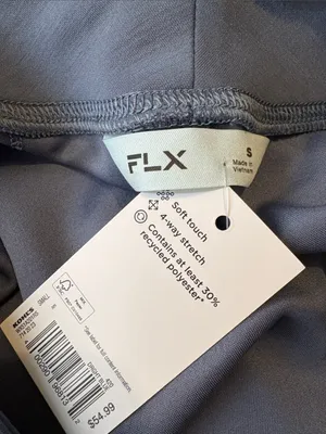 NEW FLX Small Solace Snap Front Cardigan V Neck Sweatshirt NWT thumbnail 4