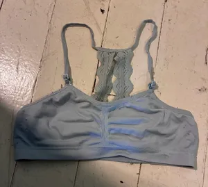 Girls Size XS Seamless Lace Bralette, 1-Pack, Color Blue thumbnail 1