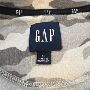 1442 | GAP Camo Modal Blend Drawstring Hem Raglan Soft Knit Sweatshirt Womens XL thumbnail 5