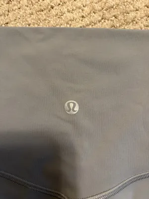 Lululemon Biker Shorts 6" light grey  thumbnail 3