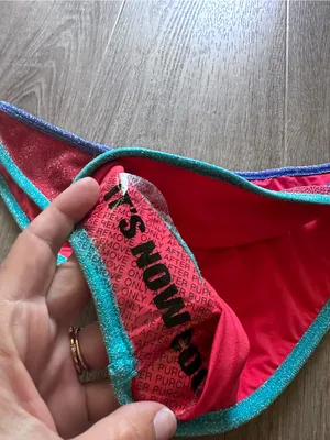 Free People‎ It's Now Cool Lurex The High Curve Duo Bikini Bottom XL New thumbnail 6