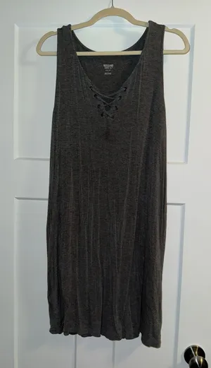 Mossimo Supply Co Gray Dress thumbnail 1