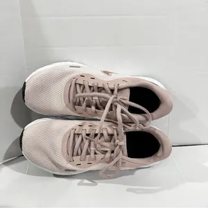 Nike Running Revolution 5 Pink Blush Gold Sneakers Size 6.5 Slip-On Lightweight thumbnail 6
