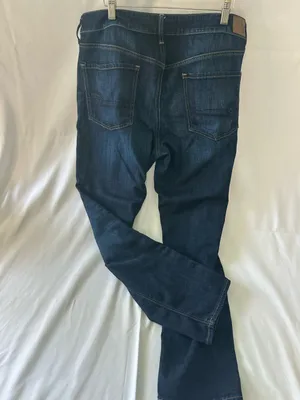 American Eagle women’s size 14 to girl straight leg button fly denim jeans thumbnail 7