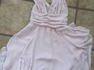Women’s Pink Midi Dress with Embellished Waist thumbnail 3