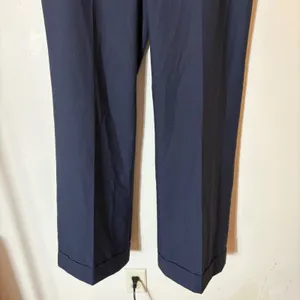 Ann Taylor Signature‎ Fit Wide Leg Dress Pants Size 6 Navy Blue thumbnail 3