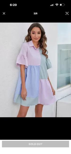 Button Down Shein Dress thumbnail 2