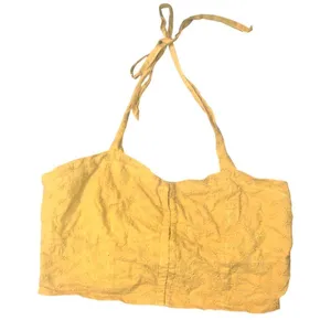 DONATED American eagle eyelet halter crop top thumbnail 2