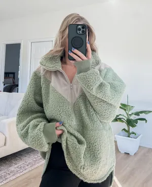 Fleece Quarter Zip Pullover thumbnail 1