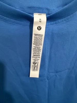 Lululemon All Yours Organic Cotton Tank Pool Blue XL thumbnail 2