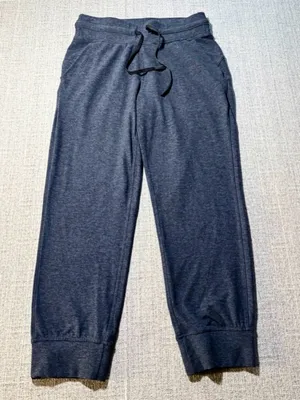 💥Lululemon Ready to Rulu Crop Joggers Heathered Navy Black Size 6💛 thumbnail 13