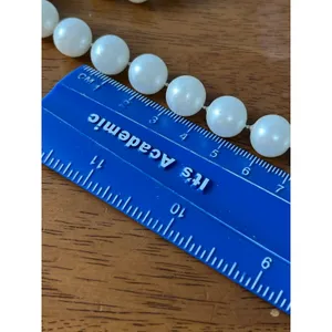 Chunky 72" Long Faux Pearl Necklace Opera Flapper Coquette Great Gatsby thumbnail 4
