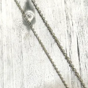 Loft two tier silver tone rhinestone necklace thumbnail 6