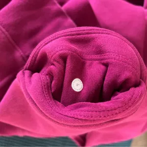 Lululemon All Yours Hoodie Fleece Lined Ripened Raspberry Size 4 Pocket Athletic thumbnail 4