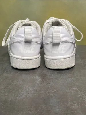 Nike Court Vision Women's Low-Top White Sneakers Size 7.5-8 thumbnail 6