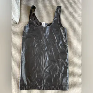 ASOS Collusion‎ Black Leather Mini Dress Size 2 thumbnail 5
