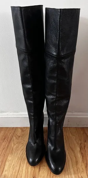 Michael Kors, leather boots, knee-high size 5 1/2 thumbnail 1