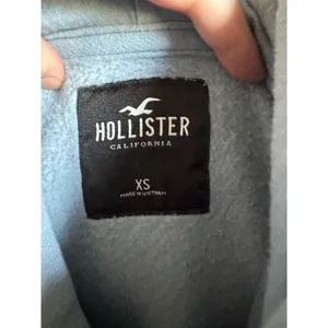 Hollister Womens Hoodie Sz XS Blue Cursive Logo Solid Kangaroo Pocket Drawstring thumbnail 9