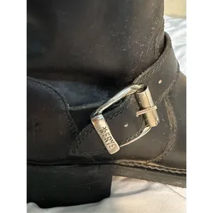FRYE Black Leather Riding Boots Size 5.5 B with Zipper thumbnail 7