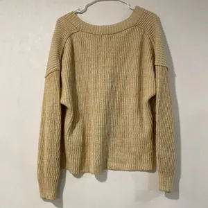 BDG Urban Outfitters Beige Cropped Button Cardigan Sweater M thumbnail 3