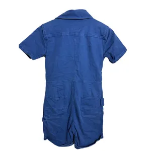 Carhartt Women’s XS TENCEL Relaxed Fit Twill Short Sleeve Shortall Deep Ocean thumbnail 2