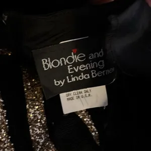 VTG Blondie & Evening Debbie Harry Vampire Trashy Sequined Halter Maxi Dress 5/6 thumbnail 5