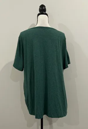 Side Tie Tee Green Size XXL thumbnail 3