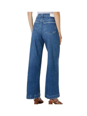 Paige Harper High Rise Wide Leg Jeans Size 30 Familia Wash thumbnail 2
