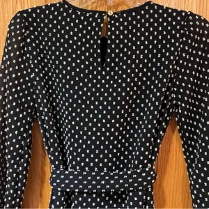 Ann Taylor‎ Clip Belted Mock Neck Shift Dress Night Sky Navy Blue Size 2 Petite thumbnail 14
