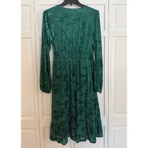 Draper James RSVP NWT velvet burnout faux wrap dress size small thumbnail 7