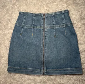 Free People Denim Skirt Mini thumbnail 3