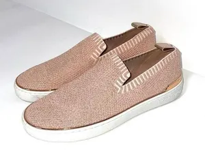 MICHAEL Michael Kors Women's Skyler Slip-On Sneakers Rose Gold Size 9 thumbnail 1