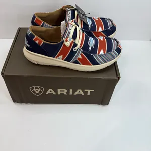 Ariat Women's Blue and Red Patterned Sneakers thumbnail 3