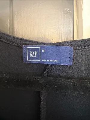 Gap black swing dress thumbnail 3