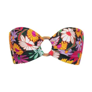 Montce Janeane Floral Tori Bandeau Bikini Top thumbnail 3