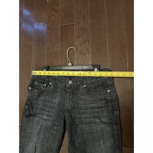 Express Jeans Womens Stella Boot Cut Denim Size 6 Embroidered Pockets Rhinestone thumbnail 7