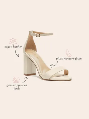 Birdy Grey Mary Heels Almond Block Heel Sandals Size 8 NIB SOLD OUT thumbnail 3
