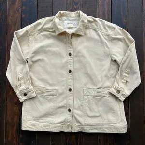 Vintage Escada Yellow Oversized Barn Coat Jacket Utility Size 34 Quiet Luxury thumbnail 1