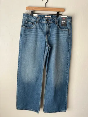 Levi’s low loose jeans NEW 32x32 wide leg thumbnail 6
