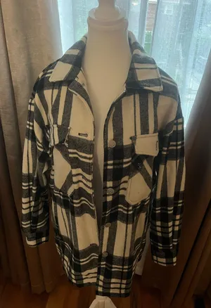 ZARA Plaid Shacket thumbnail 1