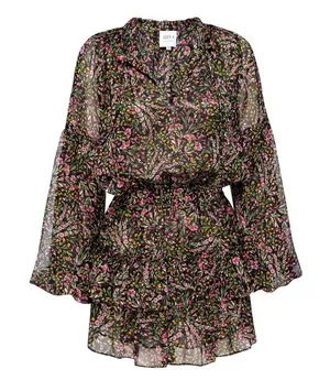 MISA LOS ANGELES Teya Mini Dress, Spring Bouquet, XS thumbnail 4