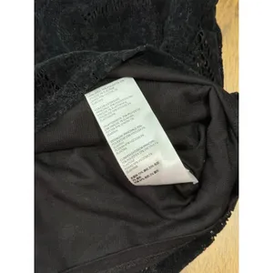 EUC Women's By Anthropologie Black Velvet and Lace Blouse Top Size XS‎ thumbnail 9