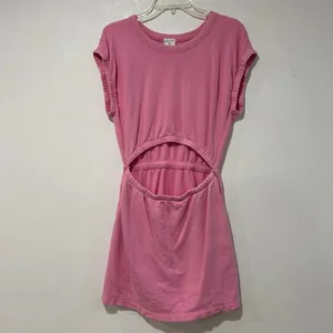 OFFLINE by Aerie Pink Cutout Mini Dress Size S Casual Lounge Athleisure thumbnail 2