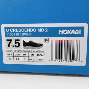 HOKA Crescendo MD 2 Track Spikes Black/White Men 7.5/Women 9 Style 1155116 thumbnail 9