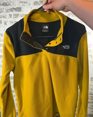 The North Face | women yellow and black 1/4 snap pullover thumbnail 1