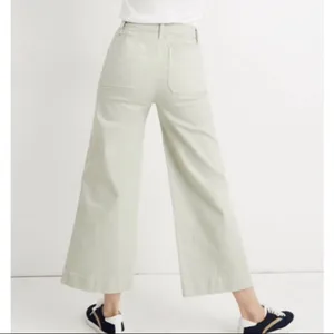 Madewell high rise crop jean wide leg light green size‎ 24 thumbnail 3