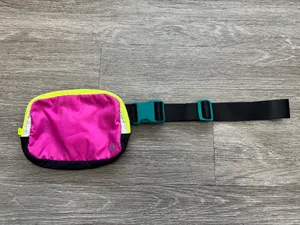 Lululemon Everywhere Belt Bag 1L in Highlight Purple, Vapor, and Intense Teal thumbnail 2